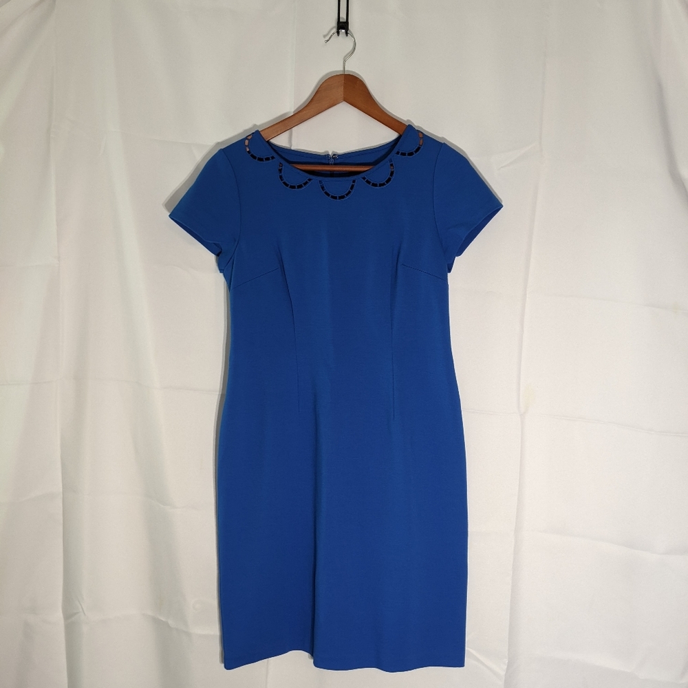 Talbot's blue sheath dress size 6p